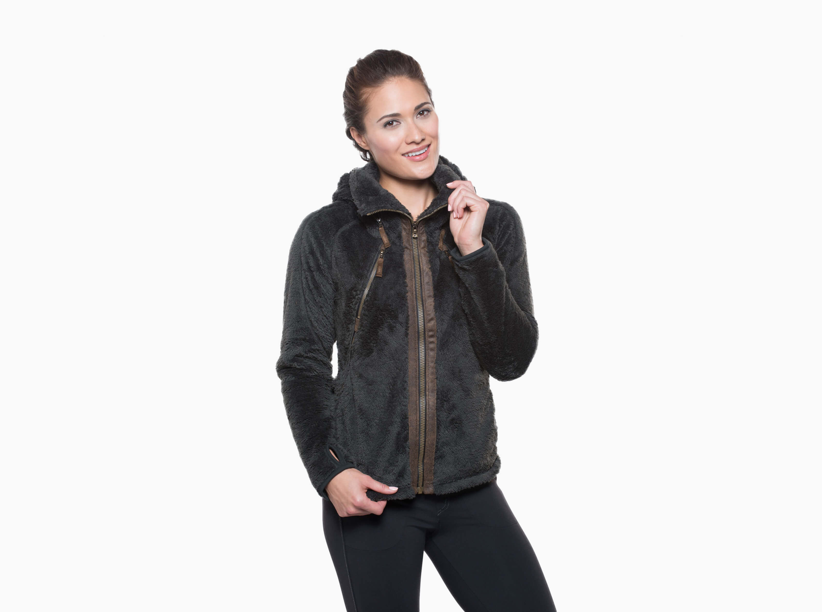 Kuhl, Jackets & Coats, Kuhl Womens Fleece Flight Jacket Size Small