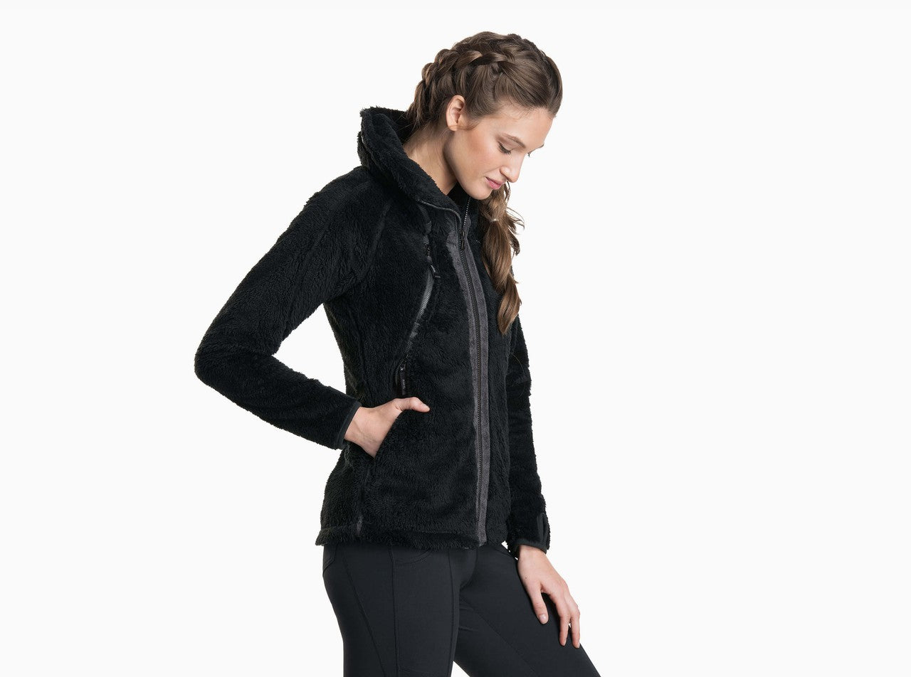 KUHL Women's Flight Jacket Fleece jacket RAVEN - size S